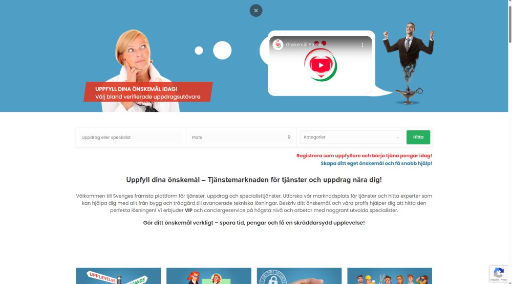 Önskemål.se plattform
